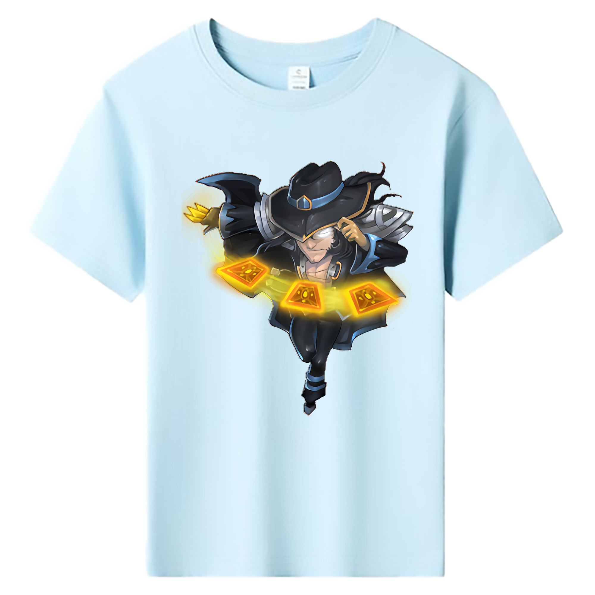 （画像用） リーグ・オブ・レジェンド League of Legends LOL 綿100％キッズTシャツ（フロントプリント）